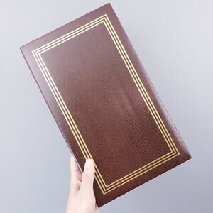 Vintage 1980s American Family Slimline Flip Memory Library Photo Album 4"x6"